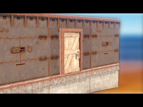 What destroys wooden doors rust?