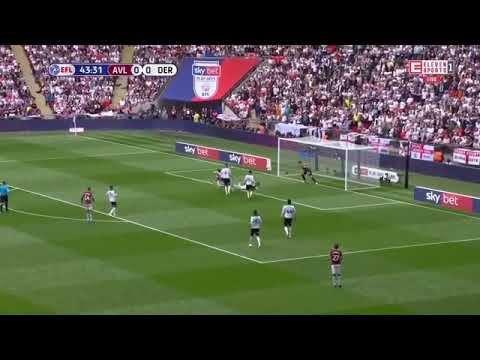 Aston Villa 1-0 Derby County - Anwar El Ghazi 44'