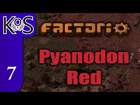 Factorio Pyanodon Red Ep 7: BEGINNING BIOLOGICAL SAMPLES - 0.16 - Gameplay, Let's Play