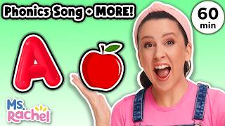 Phonics Song + More Kids Songs & Nursery Rhymes - Learn Letter Sounds - Videos for Kids - Ms Rachel gameplay video by mgray@milfordma.com, 60:18 duration