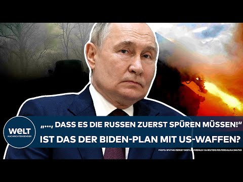 PUTINS KRIEG: "..., dass es die Russen zuerst spüren werden!" Bidens Plan zum Einsatz von US-Waffen!