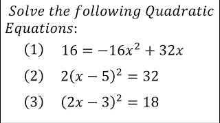 #solvequadraticequation