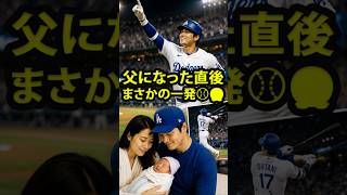 大谷翔平、再び父に…直後に放った感動のホームラン⚾😭