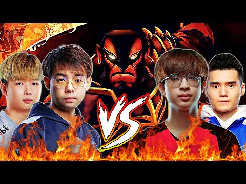 SOMNUS & NOTHINGTOSAY vs 23AVAGE & SCCC Cores Battle | SOMNUS EMBER SPIRIT Gameplay