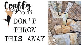 From Craft Room Waste to Beautiful Ephemera | Ultimate Junk Journaling Idea