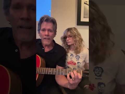 Epic : Kevin Bacon & Kyra Sedgwick singing Mikey Cyrus’s flowers #mileycyrus #flowers #shorts