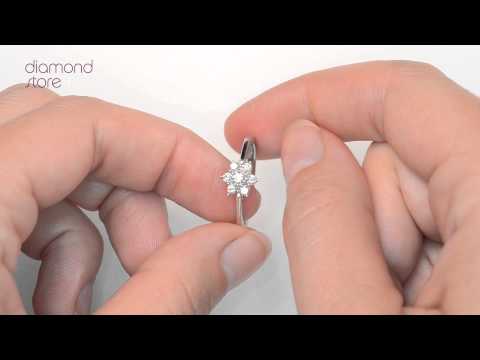 FT20 47JUY - Millie 18K White Gold 0.25CT H/SI Diamond Cluster Ring