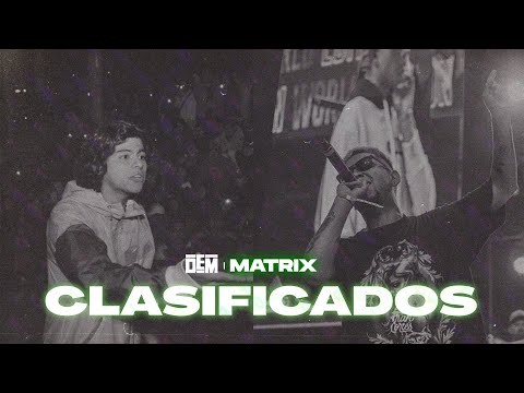 LOS 16 CLASIFICADOS A DEM MATRIX 2020