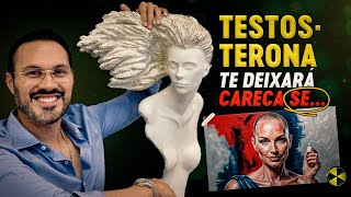 Como a REPOSIÇÃO HORMONAL DE TESTOSTERONA afeta seu CABELO?