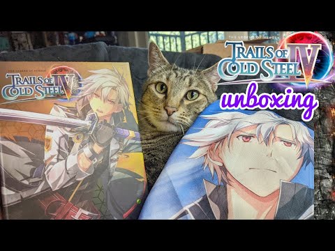 Unboxing with Cats! Trails of Cold Steel IV Collector's Edition