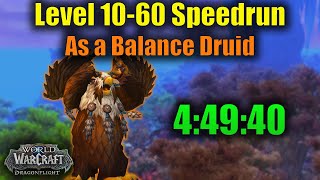 Balance Druid 10-60 Speedruns are WEIRD!