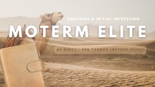 📦 Unboxing the Moterm A6 Rings Elite | Veg-Tanned Leather in Dune | First Impressions!