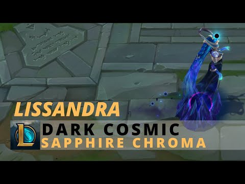 Dark Cosmic Lissandra Sapphire Chroma - League Of Legends