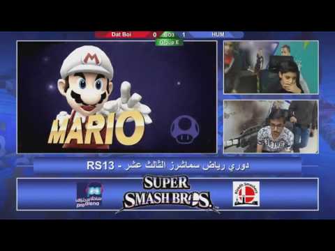 RS13 Group E - Dat Boi (Bayonetta/Greninja) VS HUM (Mario)