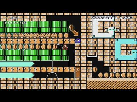 10s♥ 金持ちクリボーは気付かぬうちに殺され、遺産を奪われる by だいすきだZEN〆 - Super Mario Maker - No Commentary 1bk