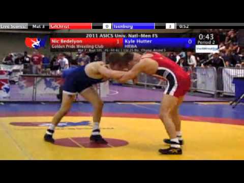 University Freestyle 60kg - Kyle Hutter vs. Nic Bedelyon