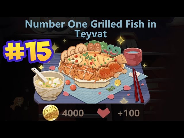 Genshin Impact “Fish Grilling” special event guide: All recipes revealed