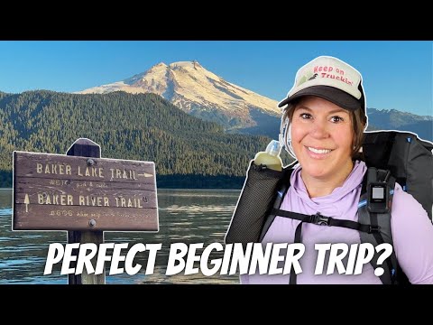 The PERFECT Beginner Backpacking Trip | 3 Days at Baker Lake in Washington State