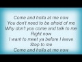 Isyss - Holla At Me Lyrics