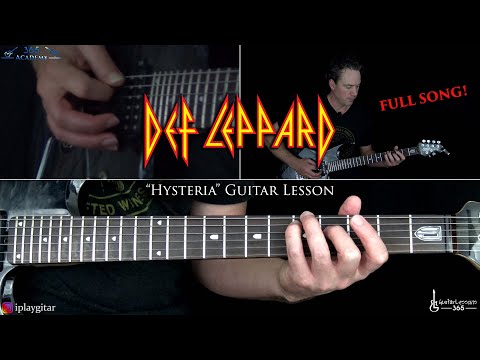Hysteria Guitar Lesson - Def Leppard