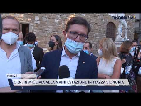 2021-08-12 FIRENZE - GKN, IN MIGLIAIA ALLA MANIFESTAZIONE IN PIAZZA SIGNORIA