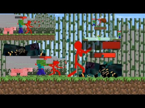 Stickman VS Monstrous Fight game episod-2 Stickman VS Monster Game Fight #Fruit_Dance