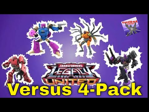 Transformers Legacy United Versus 4 Pack - GotBot True Review NUMBER 1187