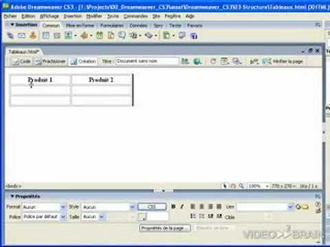 comment ouvrir dreamweaver