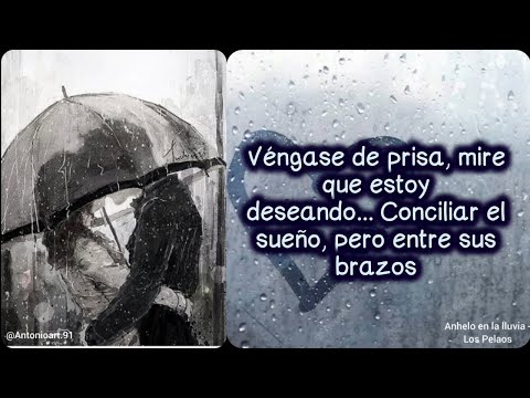 Anhelo en la lluvia ❤ - Los Pelaos (Letra)