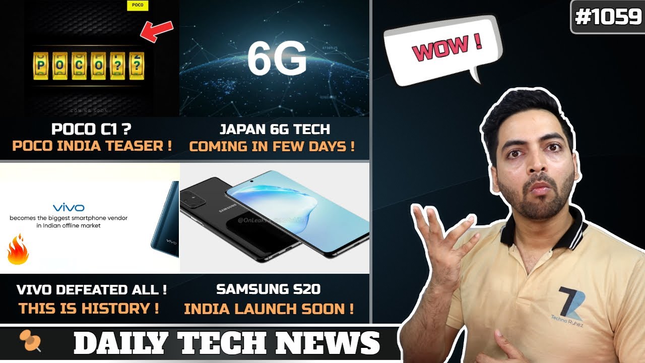 POCO C1?,Vivo Defeated Xiaomi & Samsung,Indian Judiciary With AI,Space Flight,Japan 6G started #1059