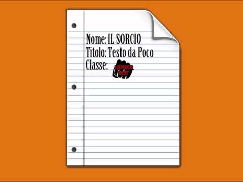 IL SORCIO - TESTO DA POCO
