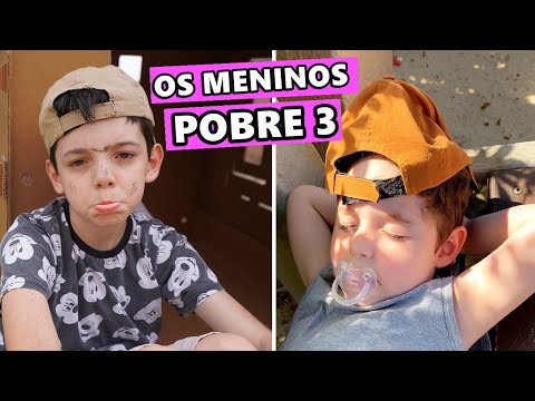 OS MENINOS POBRE QUE MORAVAM NA CASINHA DE PAPELÃO - Parte 3