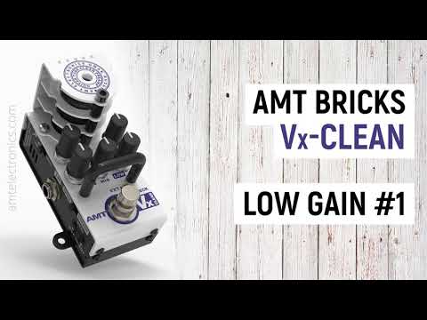 Демонстрация звучания гитарного предусилителя AMT Vx-Clean