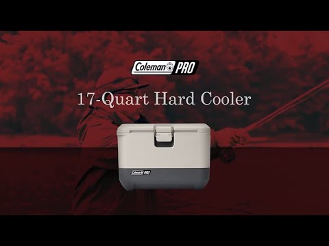 Introducing the Coleman® Pro 17-Quart Hard Cooler