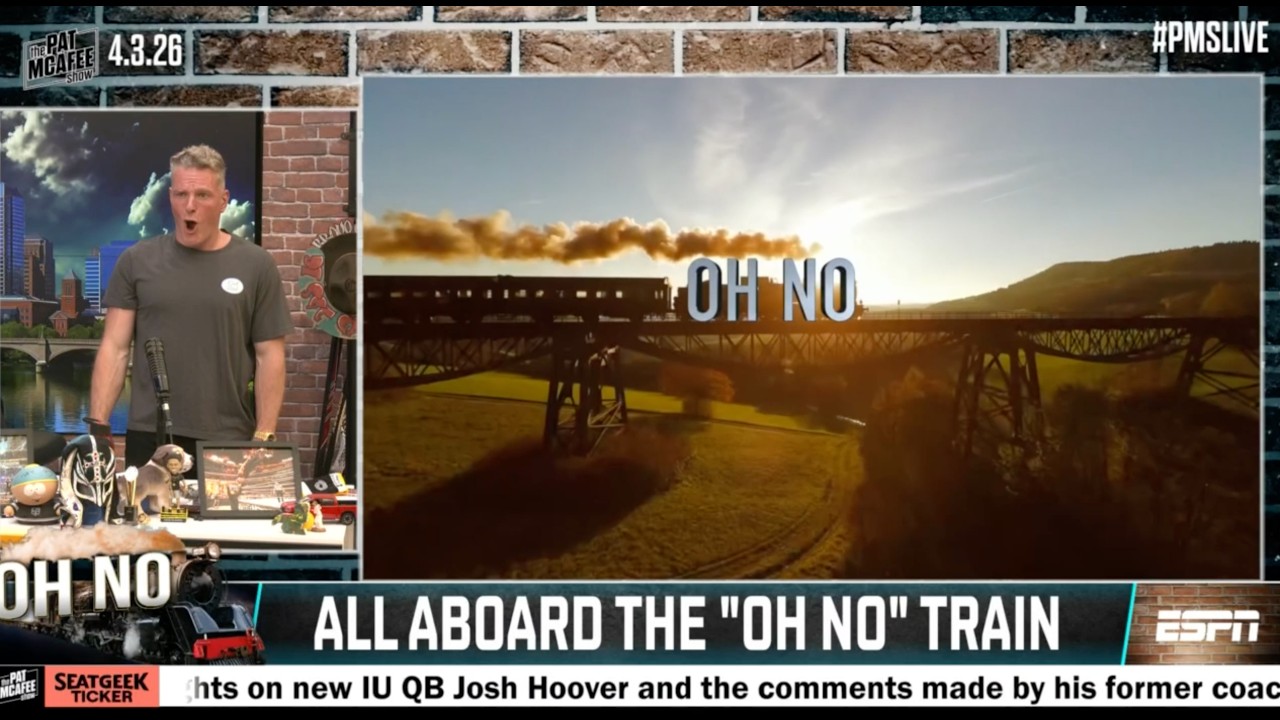 All aboard the 'OH NO' train with Pat McAfee 🚉 | The Pat McAfee Show