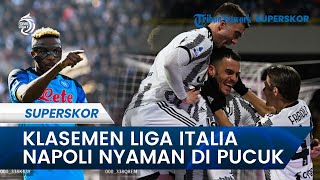 Klasemen Liga Italia: Napoli Nyaman di Posisi Teratas, Juventus & Milan Tak Masuk 5 Besar
