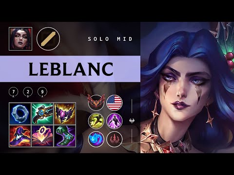 LeBlanc Mid vs Syndra - NA Grandmaster Patch 25.24