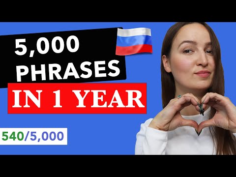 LEARN 5,000 RUSSIAN PHRASES IN 1 YEAR  |  540 /5000