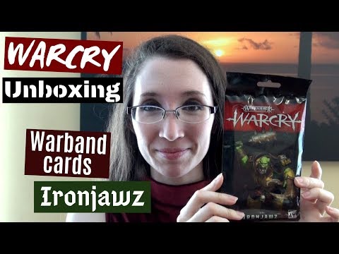 WARCRY Warband Rules Cards: Ironjawz Unboxing and Review!
