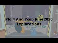 June 2020 Plory And Yoop Explanations