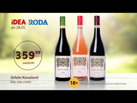 Vinski jubilej u IDEA i RODA prodavnicama do 28.05.2017.