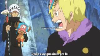 luffy e law conversa engraçada
