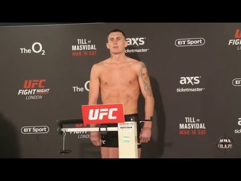 UFC Fight Night London Official weigh in Highlights