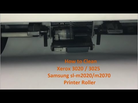 Xerox 3020 / 3025 Samsung sl-m2020 / sl-m2070 Clean Printer Roller