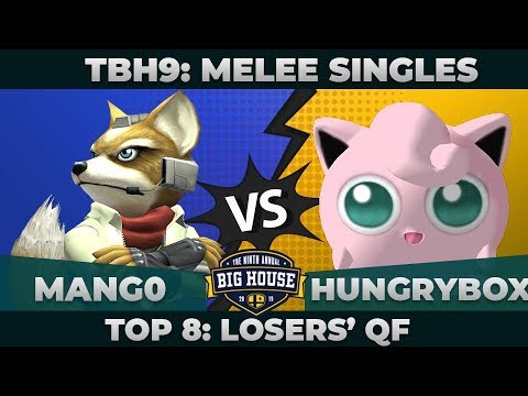 Mang0 vs Hungrybox - Top 8 Winners' Semifinals: Melee Singles - TBH9 | Marth vs Fox