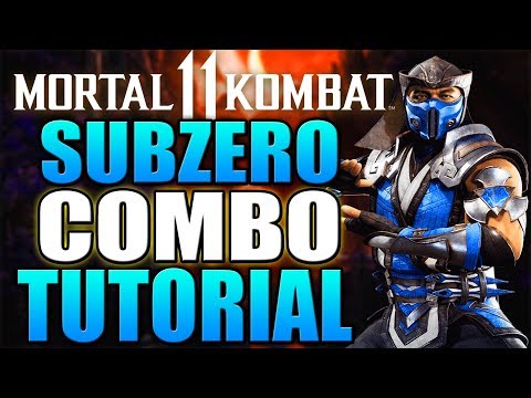 Mortal Kombat 11 Subzero Combo Tutorial - Subzero Krushing Blow Combo Guide Daryus P