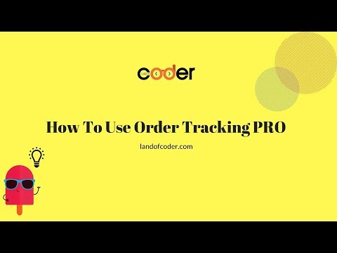 How To Use Order Tracking PRO Fast - LandOfCoder Tutorials