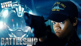 Rihanna Fights An Alien | Battleship (2012) | Screen Bites