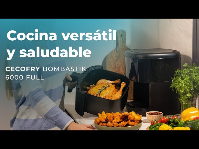 Cecotec Cecofry Bombastik 6000 Full Freidora Sin Aceite 6L 1700W video