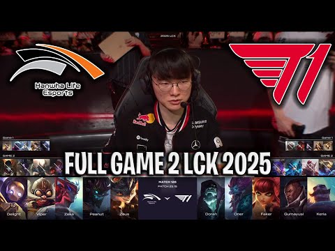 T1 THE BEST GAME EVER?😱 - HLE vs T1 GAME 2 LCK SUMMER 2025 W13D3 | HANWHA LIFE vs T1 G2 LCK 2025